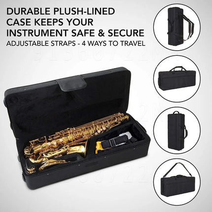 France AS802 Professional Alto Saxophone Antique E-flat Brass Premium Saxophone Instrument Jazz Instrument for Beginners HEBDO STORE