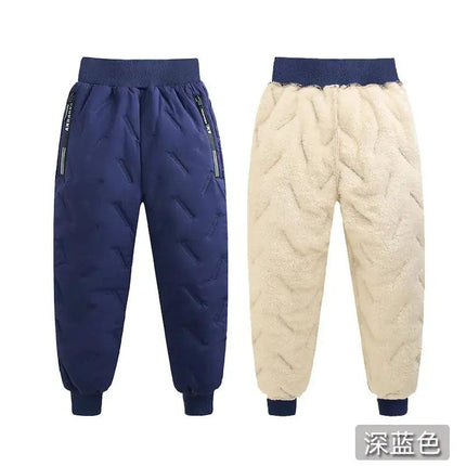 Winter Boys Warm Down Pants -30℃ Children High Quality Thicken Trousers Teens Boy Girl Trousers Kids Ski Down Padded Pants Hebdo Store