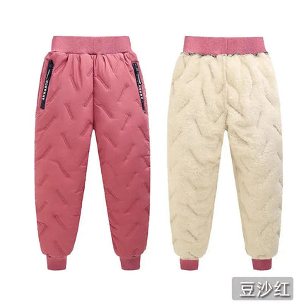 Winter Boys Warm Down Pants -30℃ Children High Quality Thicken Trousers Teens Boy Girl Trousers Kids Ski Down Padded Pants Hebdo Store