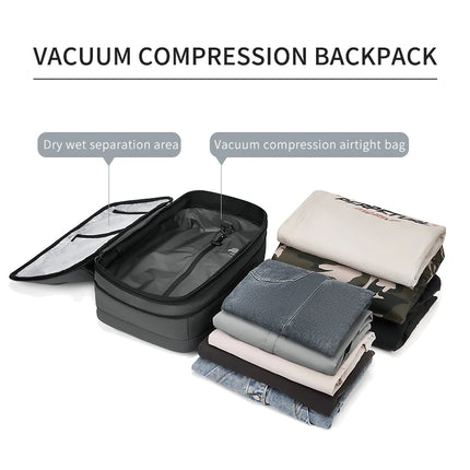 Men Travel Backpack vacuum compression 17 inch Laptop Backpack Business Large Capacity school Backpack Expanded Hiking backpack HEBDO STORE