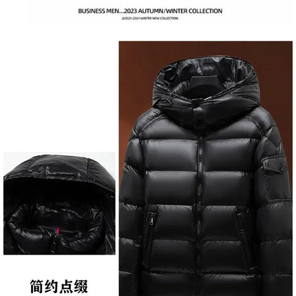 Removable Hood Ultralight Down Jacket Men -20 dégré HEBDO STORE