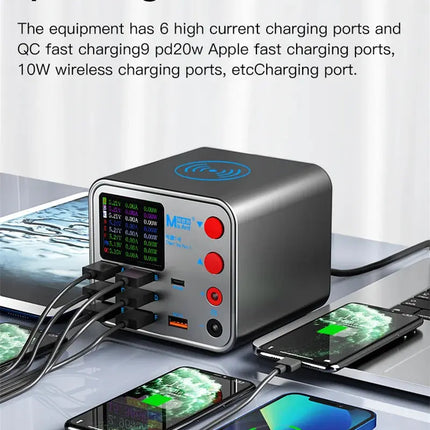 MaAnt Dianba 1 Multifunction 8-port Charger for Mobile Phonewith Short Circuit Repair Function Smart Wireless Fast Charging Tool HEBDO STORE