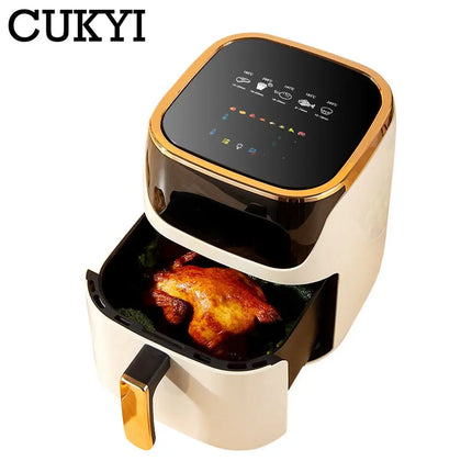 CUKYI 9L Household Air Fryer Electric Baking Oven Automatic Cooking Machine French Fries Maker Fruit Dryer BBQ Machine Oil Free HEBDO STORE