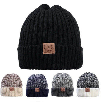 Cap Casual Winter Knitted Hats Men And Women HEBDO