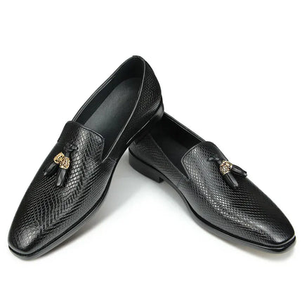 Tassel Handmade High Quality Comfortable Loafers for Men Casual Shoes Genuine Leather Pigskin Insole Daily Footwear All Season HEBDO STORE