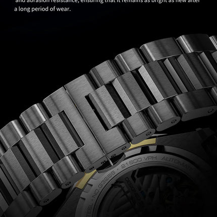 OUPINKE TOP Brand Automatic Watch for Men High Quality Tungsten steel Fashion Man Watch 45mm Big Dial Hollow Male Wristwatch HEBDO STORE