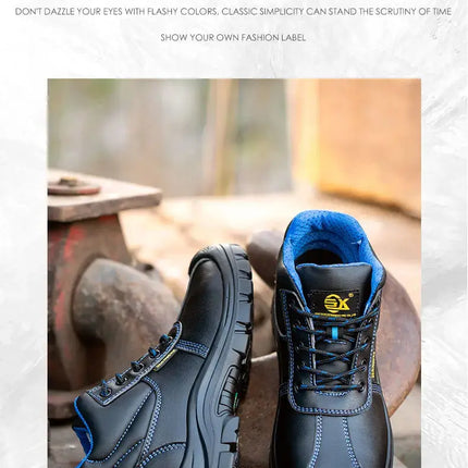 Safety Shoes Boots Man Steel Toe Cap for Work  Work Wear  Industrial Boots Man Protection for the Feet Waterproof HEBDO STORE