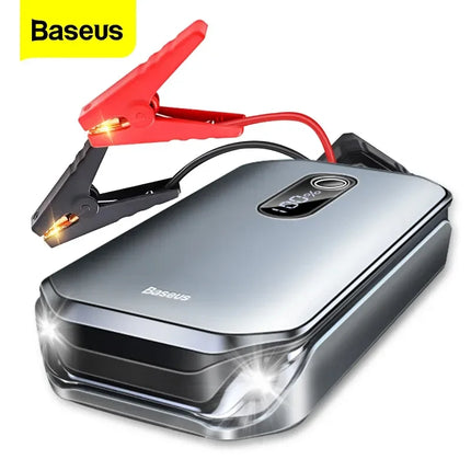 Baseus 12000mAh Car Jump Starter Power Bank 12V Auto Starting Device 1000A Car Booster Battery Emergency Starter Battery for Car HEBDO STORE