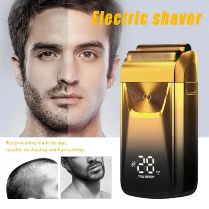 Electric Razor Electric Shaver Rechargeable Shaving Machine For Men Shaver Beard Razor Wet-Dry Use Beard Trimmer Hair Trimmer - Premium  from FRANTZDOL STORE  - Just $34.99! Shop now at FRANTZDOL STORE 