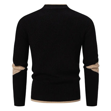 Men's Fashion Trend Multicolor Woven Cotton Velvet Sweater FRANTZDOL STORE