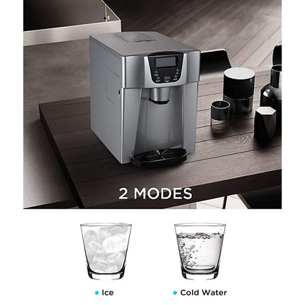 Ice Maker Household Small Mini Commercial Automatic Multi-function Water Dispenser Desktop Ice-dropping Ice Maker HEBDO STORE