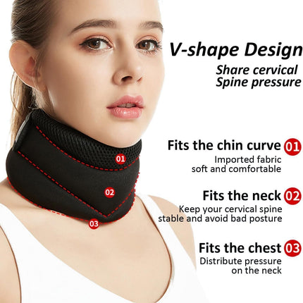 Upgraded Neck Brace Foam Cervical Collar For Pain Relief And Pressure In Spine Adjustable Neck Support HEBDO STORE