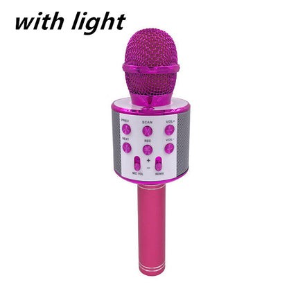 Microphone sans fil Portable Bluetooth Mini Accueil Ktv Pour Jouer de La Musique Chant Haut-Parleur Lecteur HEBDO STORE