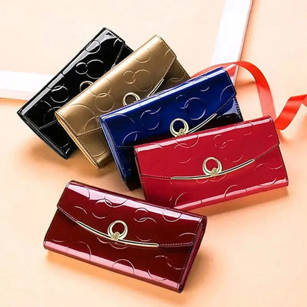 Womens Wallets Carteras Para Mujer Long Purse for Women with Cell Phone Pocket Luxury Designer Leather Wallet RFID Protect - Premium  from FRANTZDOL STORE  - Just $34.99! Shop now at FRANTZDOL STORE 