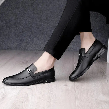 High Quality Comfy Genuine Leather Business Shoes Leather Loafers Mens Casual Shoes Luxury Brand Mens Office Formal Dress Shoes - Premium  from FRANTZDOL STORE  - Just $65! Shop now at FRANTZDOL STORE 