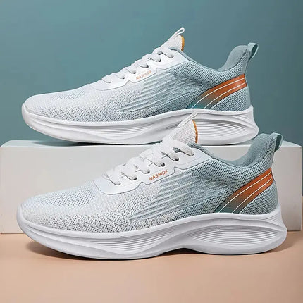 Men's Cushioned Running Shoes, Non-slip Comfortable Breathable Lightweight Knit Sports Sneakers - Premium  from FRANTZDOL STORE  - Just $50! Shop now at FRANTZDOL STORE 