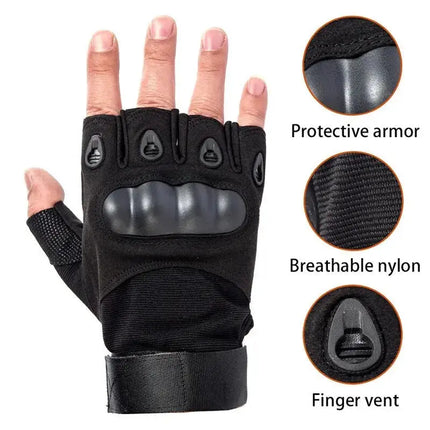 Half Finger Tactical Gloves Outdoor Men's Military Gloves Hiking Motorcycle Cycling Sports Glove Shooting Hunting Gloves - Premium  from FRANTZDOL STORE  - Just $6.99! Shop now at FRANTZDOL STORE 