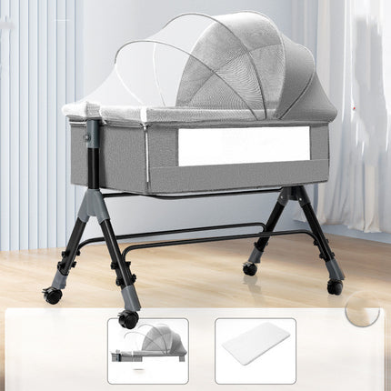 Baby Splicing Portable Multifunctional Mobile Folding Cradle Bed HEBDO STORE