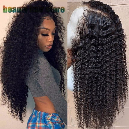 Brazilian Kinky Curly Lace Front Human Hair Wigs HEBDO STORE