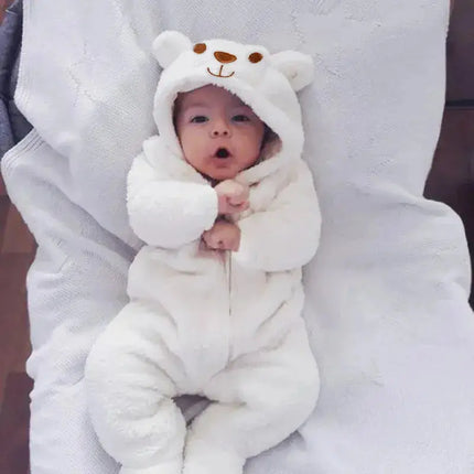 New Cute BABY Newborn Baby Boy Girl Clothes Long Sleeve Romper Clothes Autumn Winter Wear Newborn Baby Clothes Warm 0-12M - Premium  from FRANTZDOL STORE  - Just $24.99! Shop now at FRANTZDOL STORE 