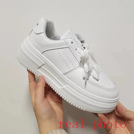 Women's sports shoes Women Sneakers Fashion Shoes spring Trend Casual Sneakers Female Comfort White Vulcanized Platform Shoes 41 - Image #2