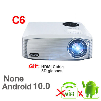 New Smart Android Electronic School Shape HD 1080P 4K Projector HEBDO STORE