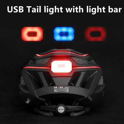 COLNELS Professional Cycling Helmet USB Charging Tail Light with Light Bar Outdoor Riding Sports Road Racing Bicycle Helmet - Premium  from FRANTZDOL STORE  - Just $51.26! Shop now at FRANTZDOL STORE 