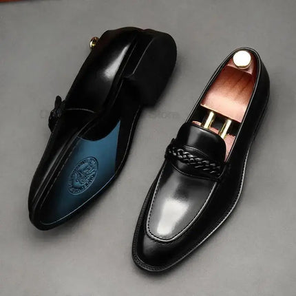 Luxury Men's Italy Loafers Genuine Leather Male Casual Office Business Dress Shoes For Men Fashion Party Wedding Formal Footwear - Premium  from FRANTZDOL STORE  - Just $135! Shop now at FRANTZDOL STORE 