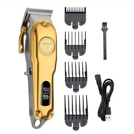 Professional T-Blade Hair Clippers For Men Cordless Hair Cutting Kit Rechargeable Beard Trimmer With LED Display - Premium  from FRANTZDOL STORE  - Just $55! Shop now at FRANTZDOL STORE 