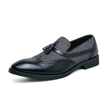 Men's British-style Business Casual Leather Shoes HEBDO STORE