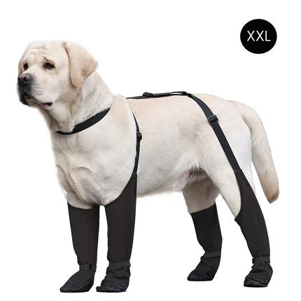 Waterproof Dog Boots with Adjustable Straps - All-Season HEBDO