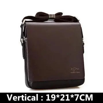 New Arrived Luxury Brand Men's Messenger Bag Vintage PU Leather Shoulder Bag Handsome Crossbody Handbags Free Shipping - Premium  from FRANTZDOL STORE  - Just $11.89! Shop now at FRANTZDOL STORE 