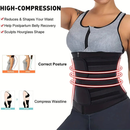 Order A Size Up, Breathable Neoprene Waist Trainer, Trimmer Belt, Body Shapewear For Women - Premium  from FRANTZDOL STORE  - Just $35.99! Shop now at FRANTZDOL STORE 