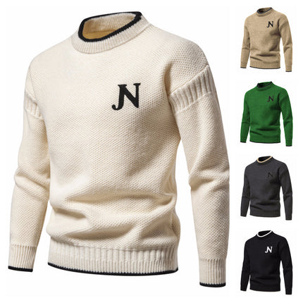 Trendy Leisure Warm Knitted Bottoming Shirt Youth Sweater HEBDO STORE