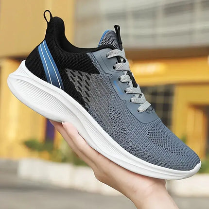 Men's Cushioned Running Shoes, Non-slip Comfortable Breathable Lightweight Knit Sports Sneakers - Premium  from FRANTZDOL STORE  - Just $50! Shop now at FRANTZDOL STORE 