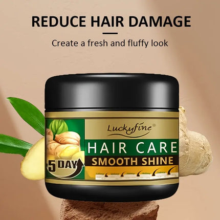 Ginger Hair Cream Thick Hair Deep Cleaning And Smoothing Hair Repair Dry Hair And Frizz Hair Care Cream - Premium  from FRANTZDOL STORE  - Just $15! Shop now at FRANTZDOL STORE 