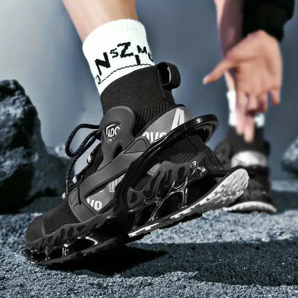 Men' s comfortable sports training casual walking shoes fashionable men' s mesh socks sports shoes HEBDO STORE