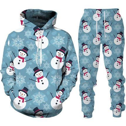 Christmas Series Hooded Sweatshirt And Sweatpants FRANTZDOL STORE