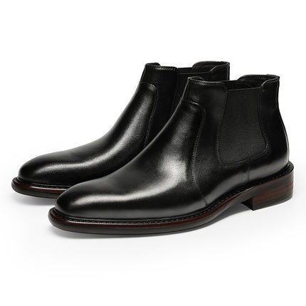 Men's New Formal Business Cowhide Shoes HEBDO STORE