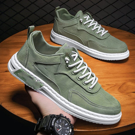 Spring New Breathable Canvas Shoes Men's Trendy All-matching Casual Sports Non-slip Wear-resistant Sneakers HEBDO STORE