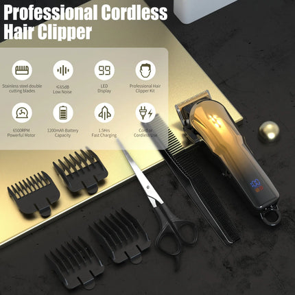 Professional Hair Clipper, Cordless Barber Hair HEBDO STORE