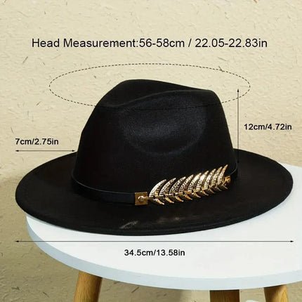 Wide-brimmed Hat For Men, Creative Men's Solid Color Charm Hat, Men's Hat - Premium  from FRANTZDOL STORE  - Just $32! Shop now at FRANTZDOL STORE 