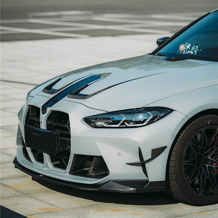 Automotive dry carbon fiber front bumper grille HEBDO STORE