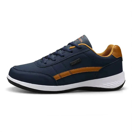 Fashion Casual Shoes Mens Outdoor Tennis Sneakers Lightweight Comfortable Lace Up PU Trainer Size Smaller Than Normals for Men - Premium  from FRANTZDOL STORE  - Just $45! Shop now at FRANTZDOL STORE 