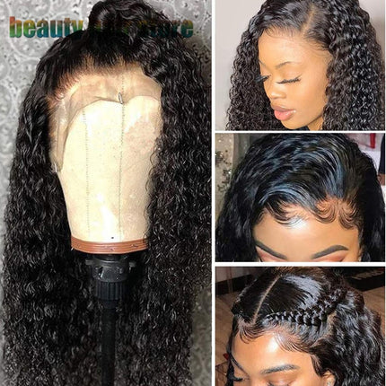 Brazilian Kinky Curly Lace Front Human Hair Wigs HEBDO STORE