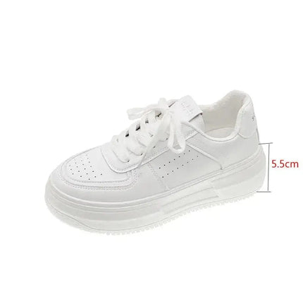 Women's sports shoes Women Sneakers Fashion Shoes spring Trend Casual Sneakers Female Comfort White Vulcanized Platform Shoes 41 - Image #3