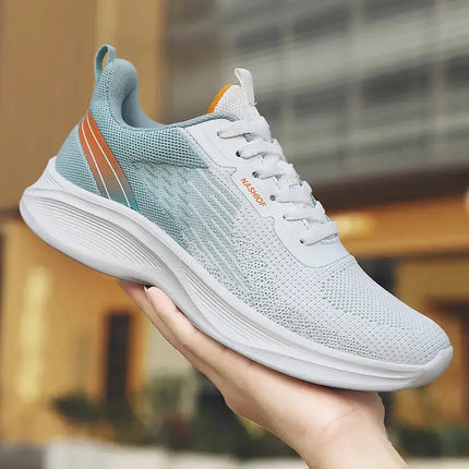 Men's Cushioned Running Shoes, Non-slip Comfortable Breathable Lightweight Knit Sports Sneakers - Premium  from FRANTZDOL STORE  - Just $50! Shop now at FRANTZDOL STORE 