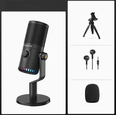 Computer Games Microphone Esports Anchor Live Voice Noise Cancelling HEBDO STORE