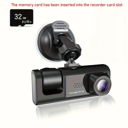 1080P HD Dual Camera Baideluo Car Camera With 2" IPS Screen, IR Night Vision, Loop Recording HEBDO