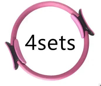 Yoga Fitness Pilates Ring Women Girls Circle Magic Dual Exercise Home Gym Workout Sports Lose Weight Body Resistance - Image #9